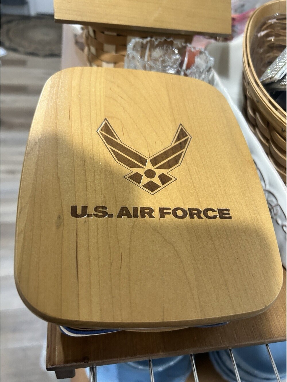 Longaberger Military Insignia Air Force Basket & Lid